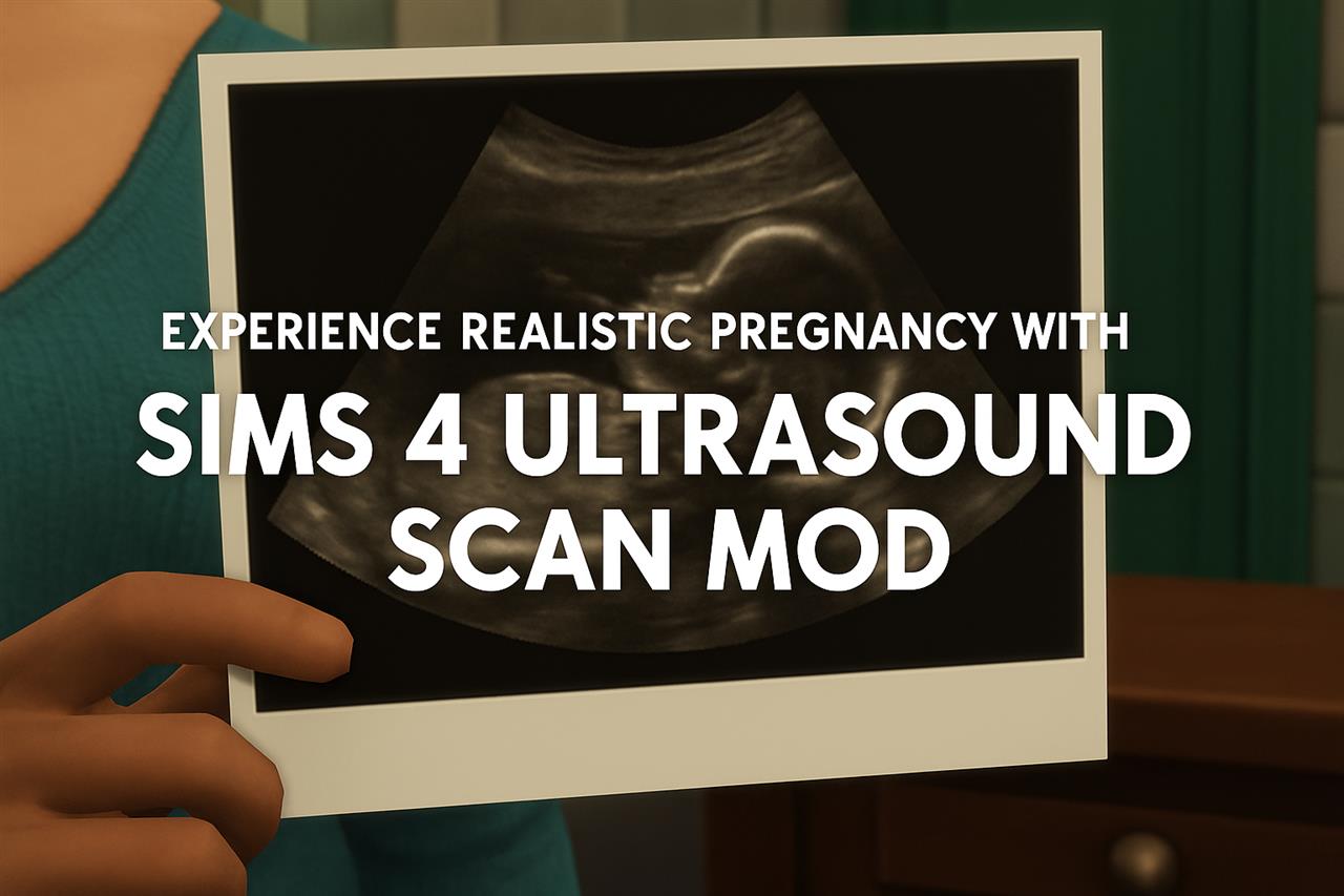 Experience realistic pregnancy with the sims 4 ultrasound scan mod
